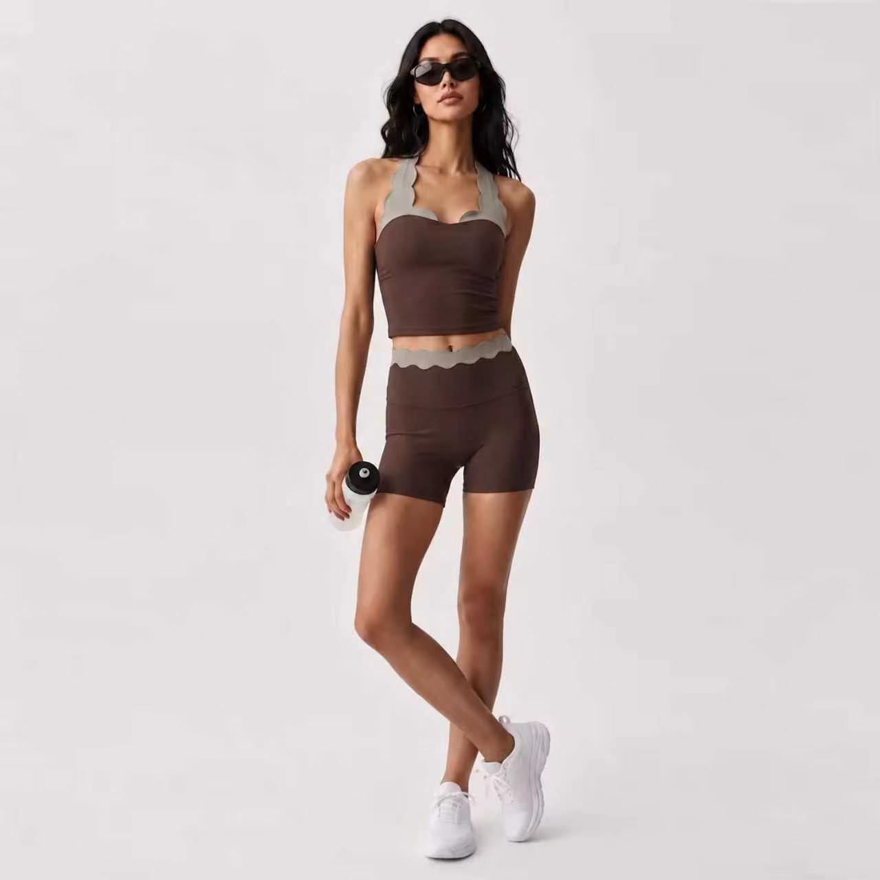 Women 2‑Piece Yoga Outfit Two‑ - Yoga Fitness Outfit review and price