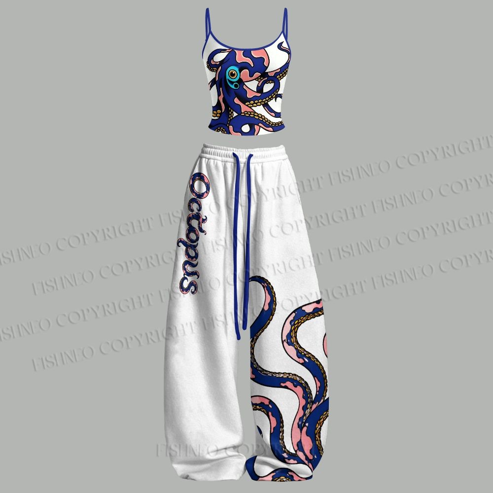 Black And White Octopus Top El - Yoga Fitness Outfit review and price