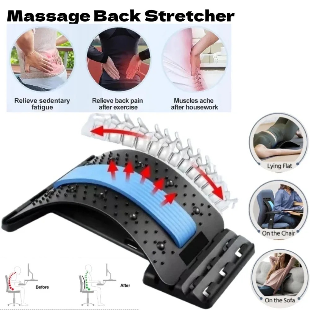 Lumbar Back Stretcher 4 Level  - Posture Corrector Back review and price