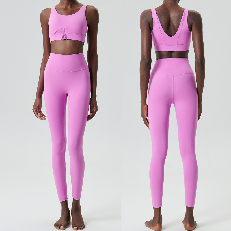 Two Pieces Set Zipper Yoga Spo - Yoga Fitness Outfit review and price