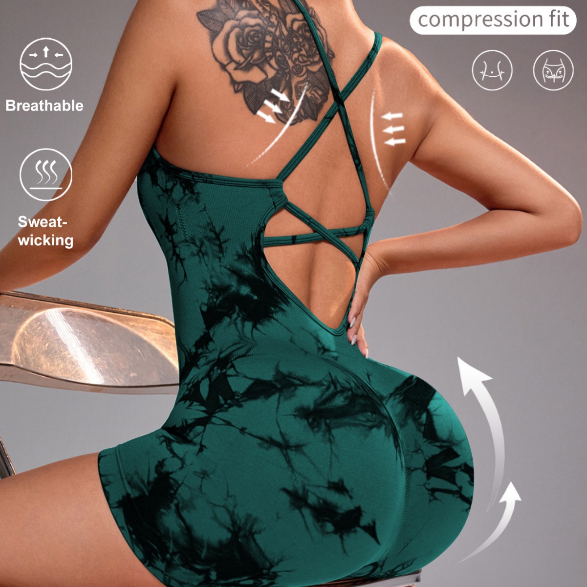 15 Color One Piece Jumpsuit Sh - Yoga Overall Fitness review and price