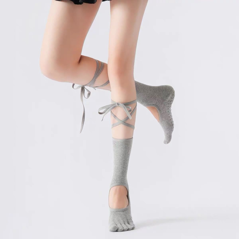 Lace-up Ballet Yoga Socks Wome - Yoga In Fitness review and price