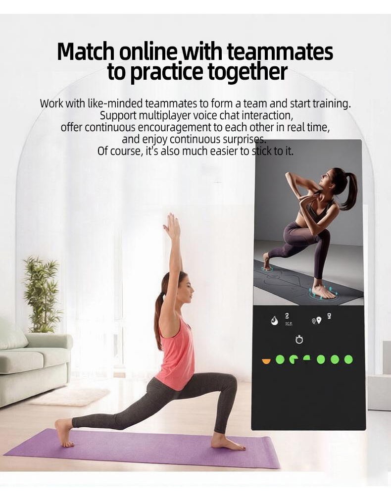Smart A-Shape Fitness Mirror w - Yoga Fitness Hotel review and price