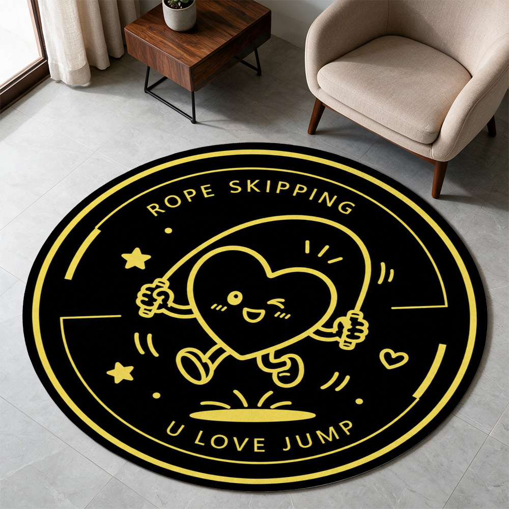 Cute Heart Rope Skipping Mat F - Yoga Fitness Hotel review and price