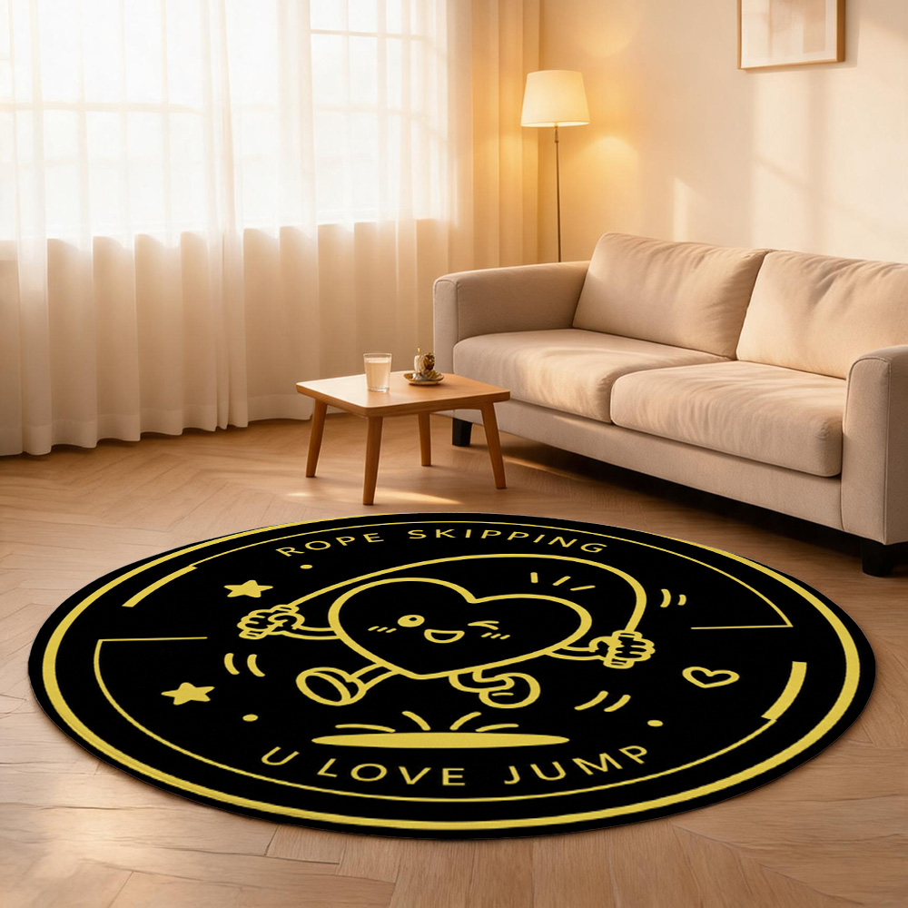Cute Heart Rope Skipping Mat F - Yoga Fitness Hotel review and price