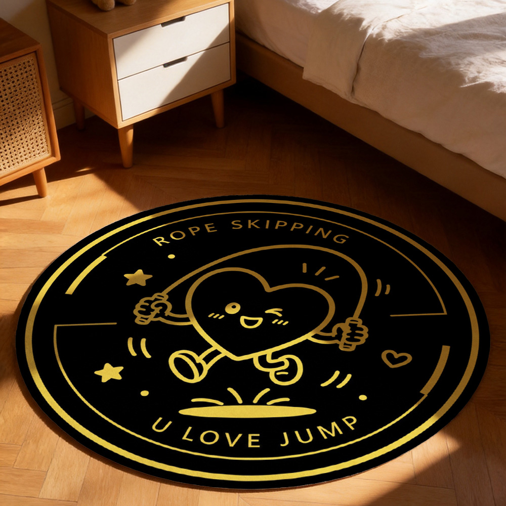 Cute Heart Rope Skipping Mat F - Yoga Fitness Hotel review and price