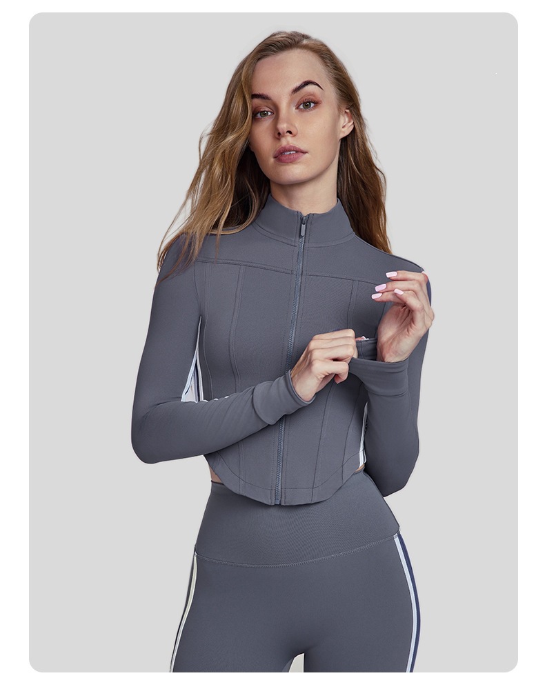 Women Striped Fall Workout Set - Yoga Fitness Outfit review and price
