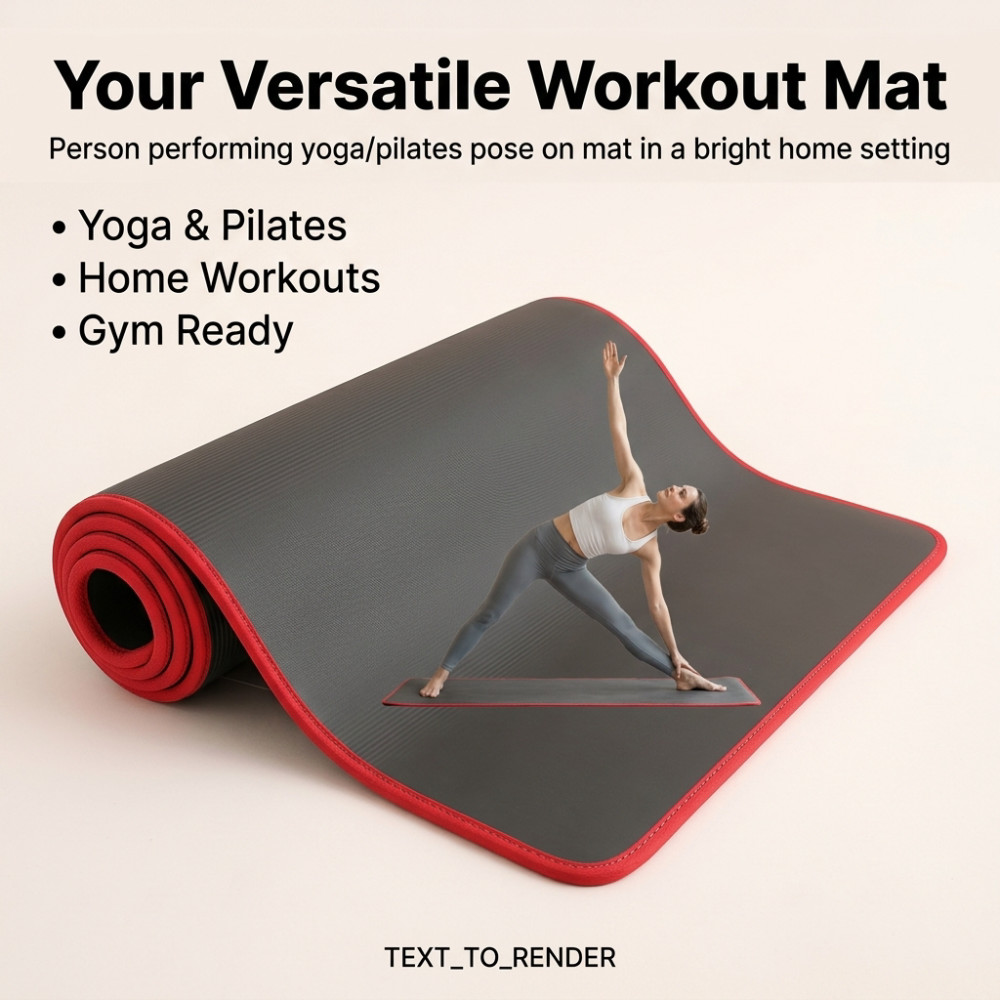 10MM Extra Thick Yoga Mat High - Yoga Fitness World review and price