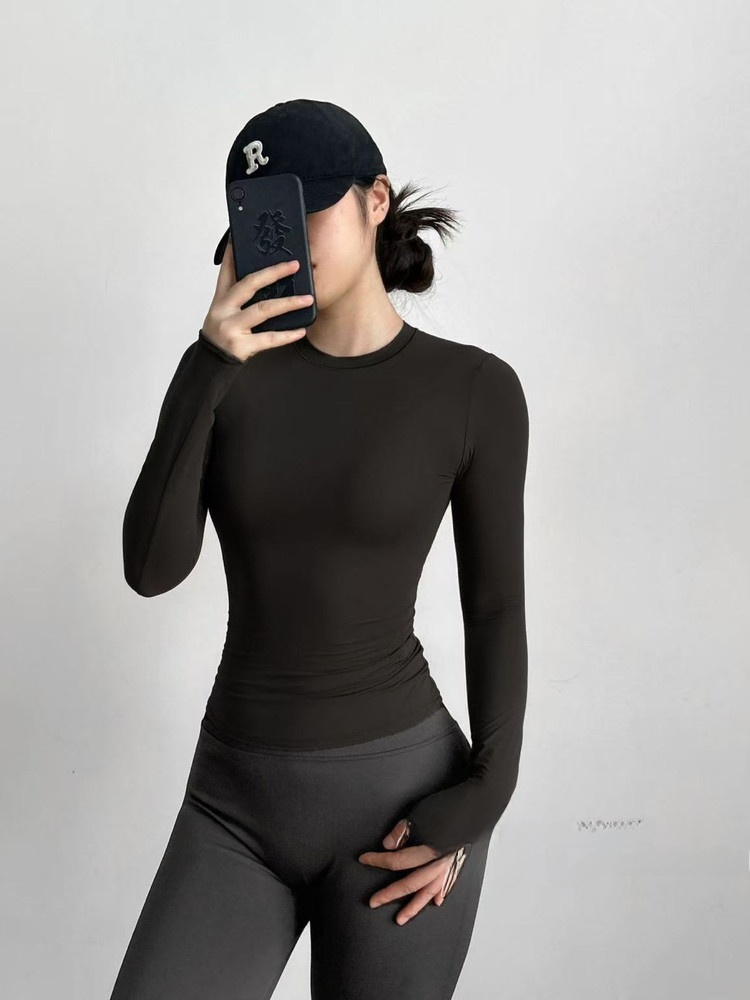 Slim Fit Long Sleeve Yoga Fitn - Yoga Fitness Wear review and price